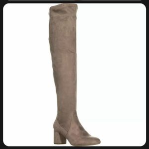 I.N.C. International Concepts Rikkie Soft Taupe Over the knee Boots